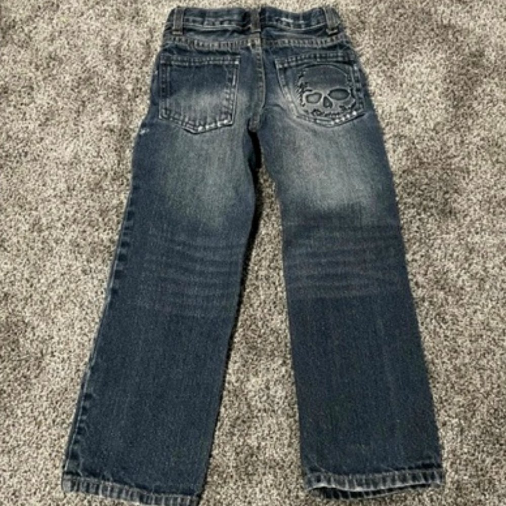 Skull Pocket Kids Jeans